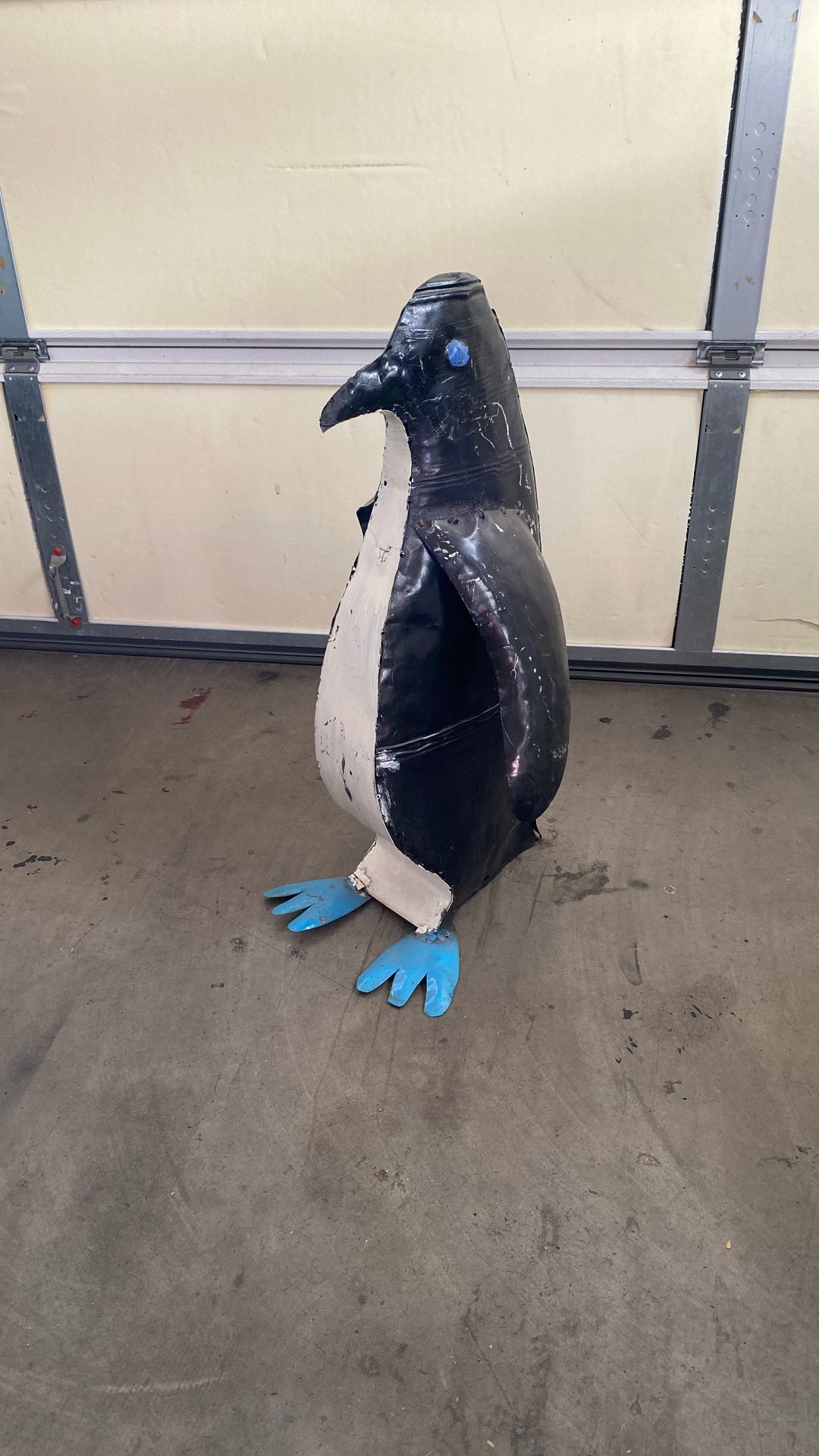 Penguin Outdoor Metal Sculpture