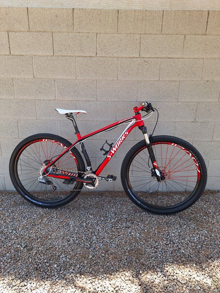 SPECIALIZED S_ WORKS FULL CARBON 29 ER MOUNTAIN BIKE ( FIRM PRICE) CHECK MY OTHER BIKES