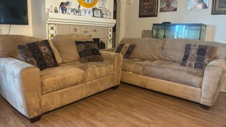 Couch and loveseat