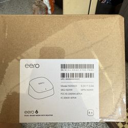 Eero 6 Dual Band Mesh Wifi Router 