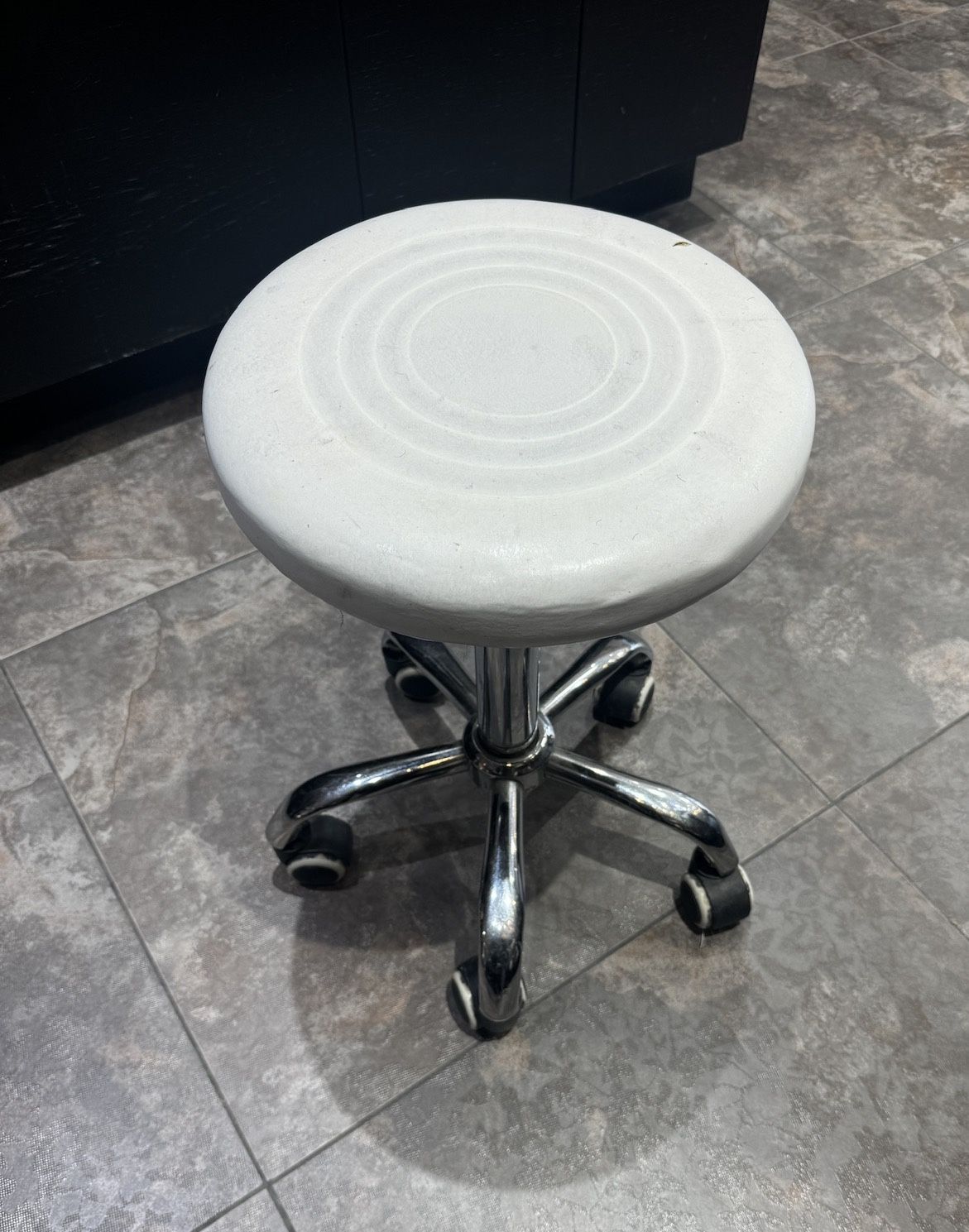 White Stool $25