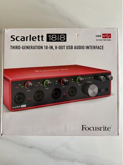 Focusrite Scarlett 18i8 third generation