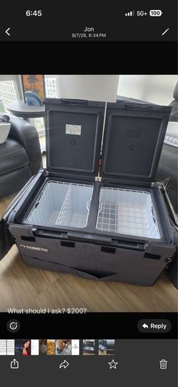 Dual-Zone Portable Fridge/Freezer + Insulated Cover
