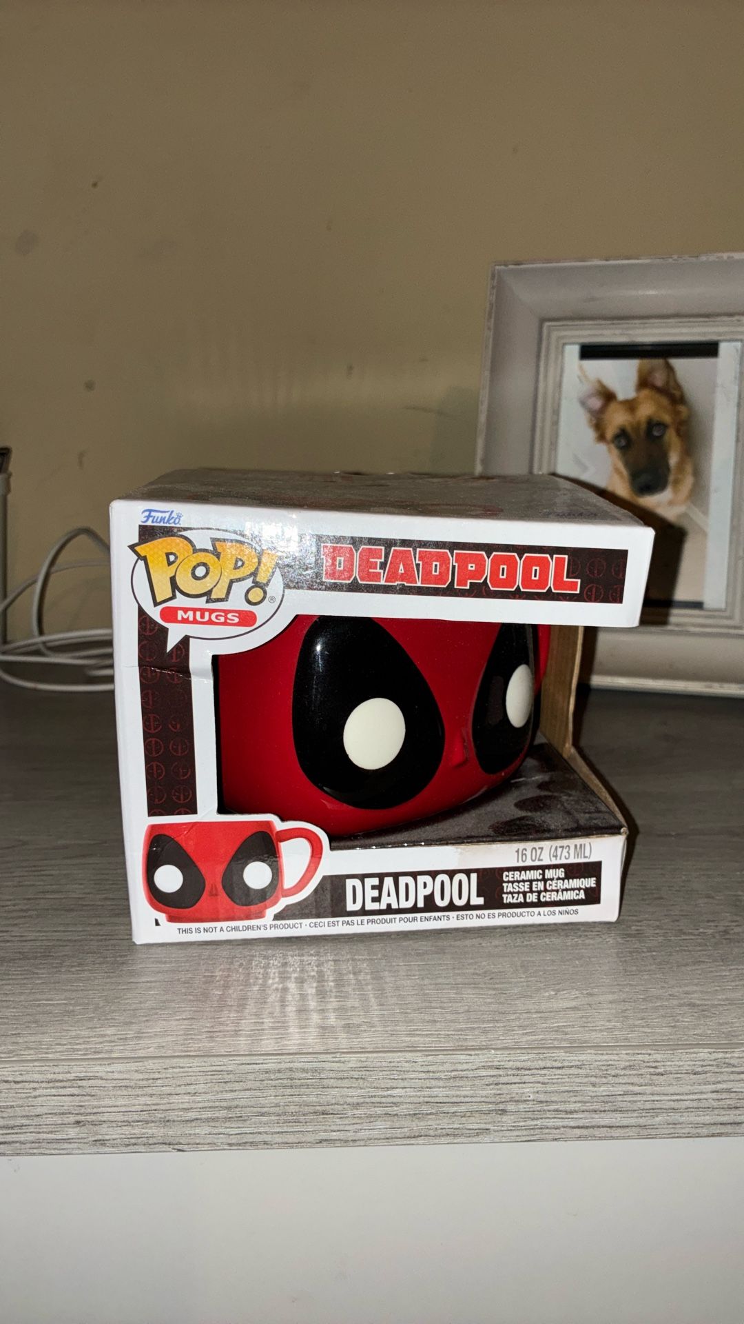 Deadpool funko coffee cup