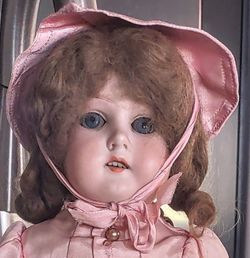 Doll Collectors! Antique German Simon & Halbig Bisque Head Doll, circa 1890