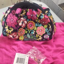 Vera  Bradley Purse And Coin purse - Beaded $150