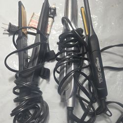 Planchas de cabello funcionan muy bien en excelente condiciones $6 cada uno