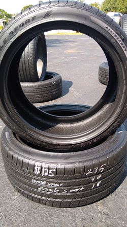 2 good year eagle sport 235/40/18