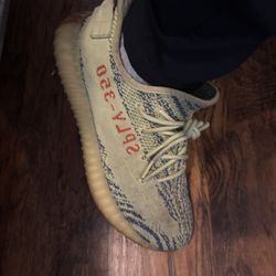Yeezy Boost 350 V2 Green/Blue – Red SPLY – Size 11/12
