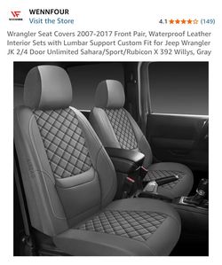 Jeep Wrangler 07-17 seat covers