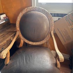 Wooden Living Room Chair 
