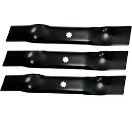 Oregon 48 Inch Lawn Mower Blades, Mower Blades for 48" Deck, 17" Length, Direct Replacement for John Deere GY20852, AM141035, GX21784, GX21786 and Fit