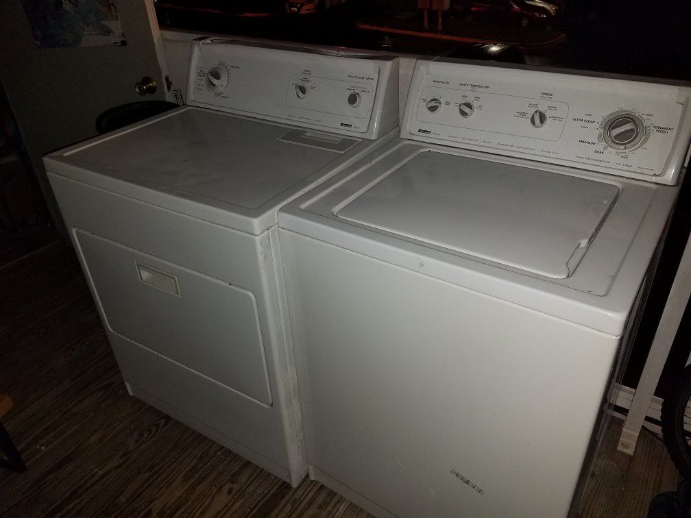 Kenmore washer and dryer electric