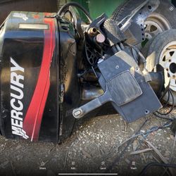 Mercury 40 Outboard Motor With Power Trim Tilt
