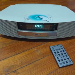 Bose Wave Radio III White W Touch Panel W Bluetooth Adapter Bose Sound No Cd !!