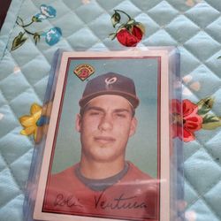 Robin Ventura 1989 Bowman Rookie Baseball Card 