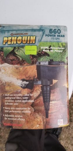 Penguin Powerhead 660 and Hexagon Filter