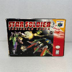 Star Soldier (Nintendo 64 N64, 1998) CIB