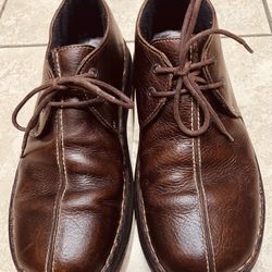 Men’s Skechers Brown Leather High Top Size 10