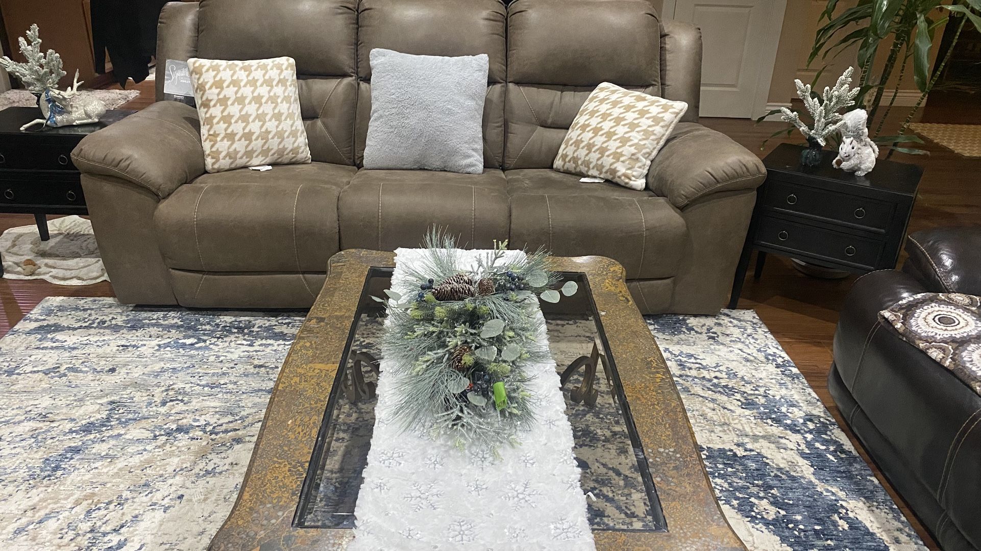 Stoneland Manual Reclining Sofa Ashley