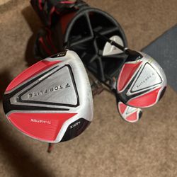 Left handed Top Flight XL 13 piece golf club set