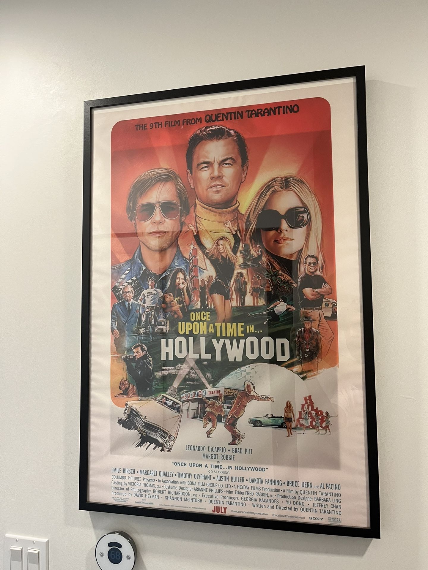 Framed Movie Poster- Once Upon A Time In Hollywood