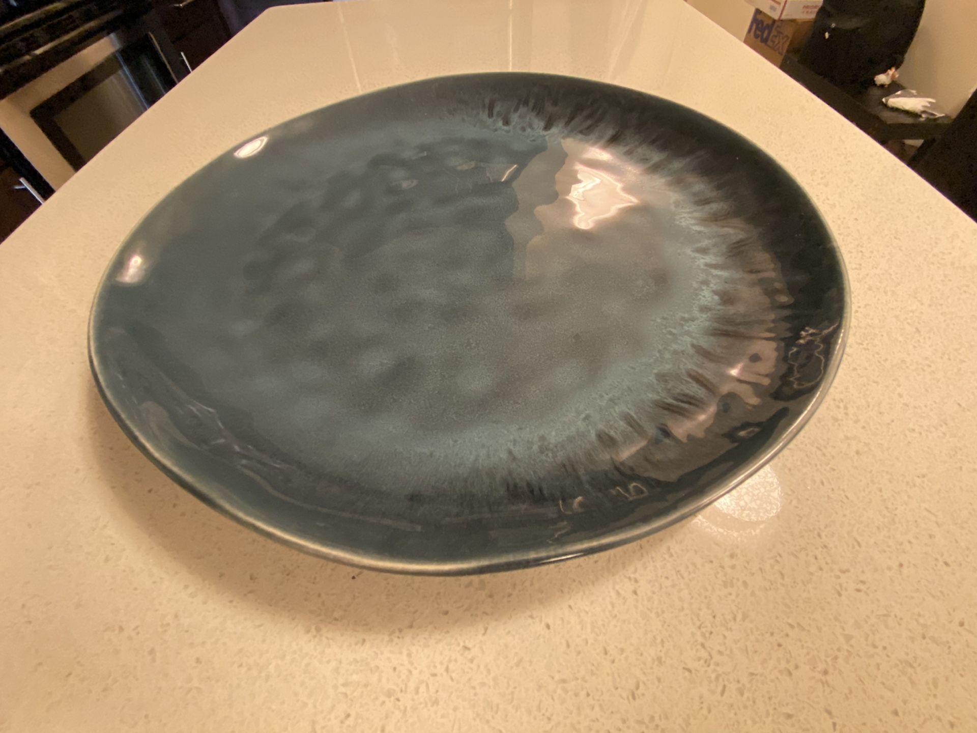 Blue Ceramic Dish