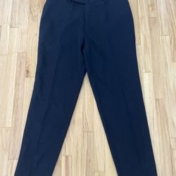 Drake’s Men’s Pants Wool Blue Size 50 (34/М)
