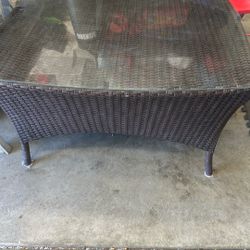 Table With Glass Top 