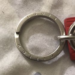 Louis Vuitton x Supreme Epi Keychain Red