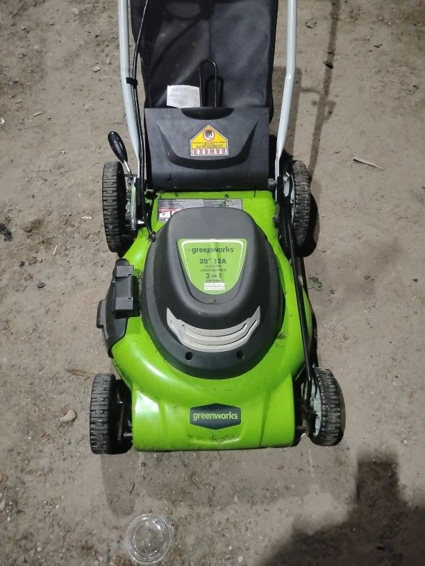 Electric Lawn Mower Greenworks