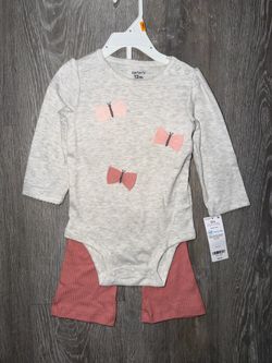 Carters set girls size 12m baby