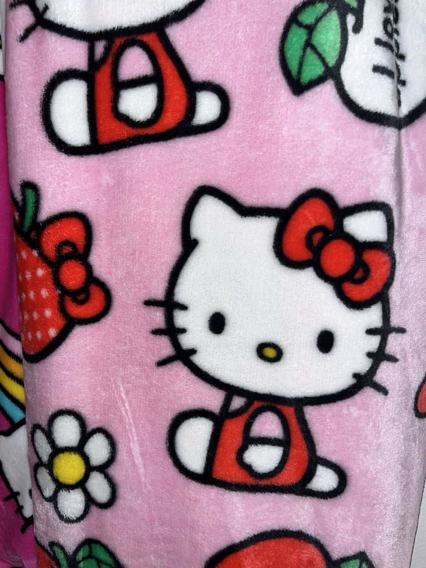 Hello Kitty Plush Throw Blanket