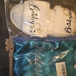 Bridesmaid Robe And Shoe's 