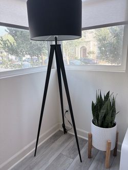 Black Tripod Floor Lamp
