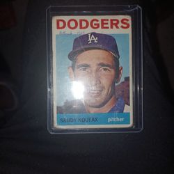 Sandy Koufax 1964 Card