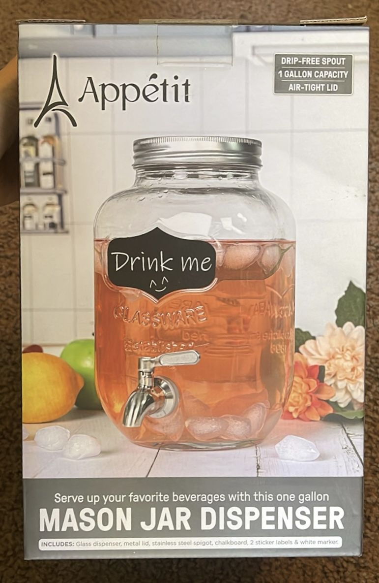One gallon Mason Jar Dispenser