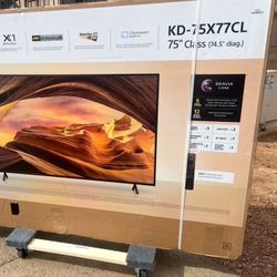Tv 75 Tv Sony Smart 4k Hdtv In Box 6 Month Warranty.  