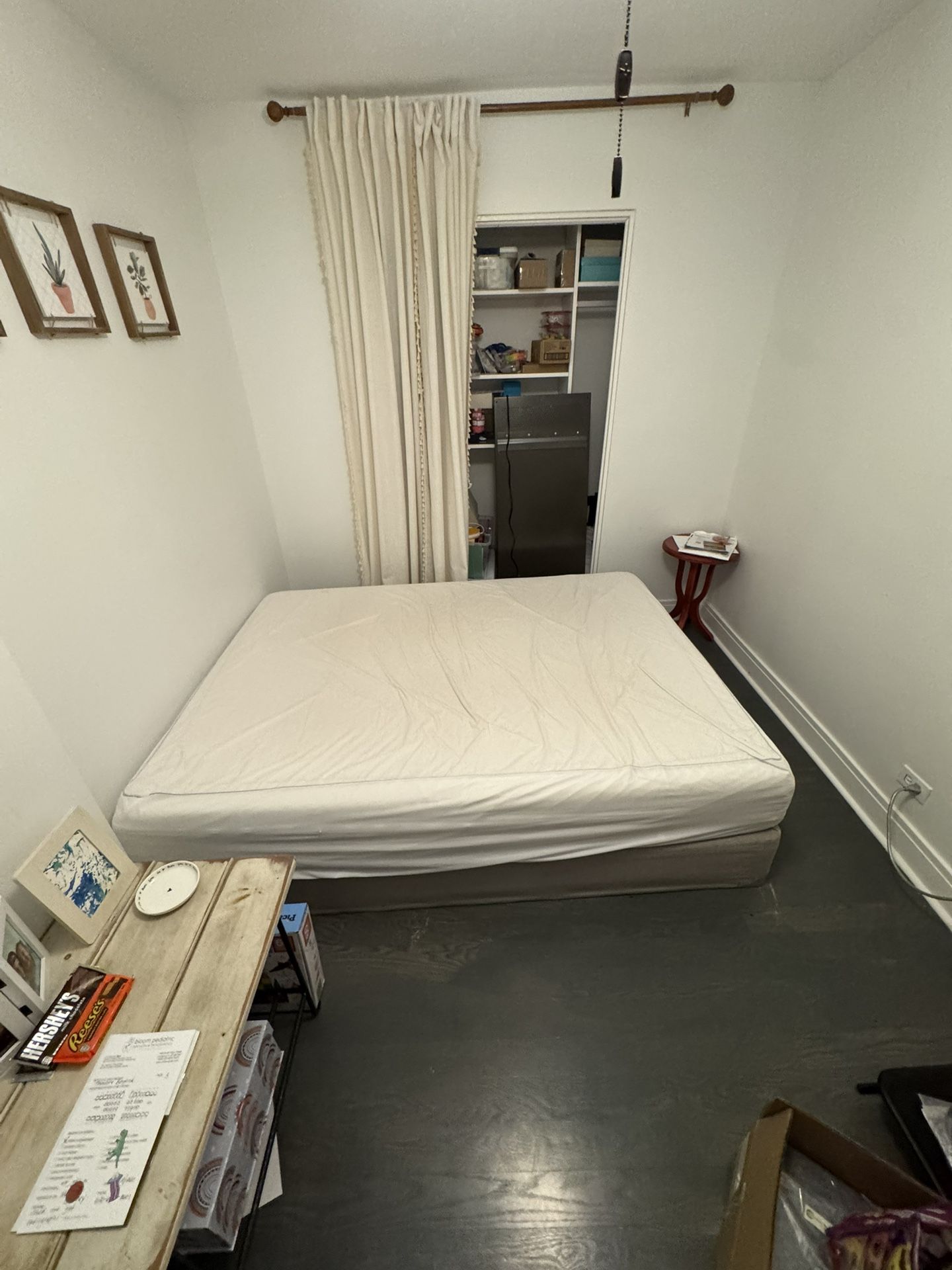 Queen Sized Bob-o-pedic Mattress And Box Spring