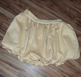 Aveloria Bubble pleated mini skirt sz M new