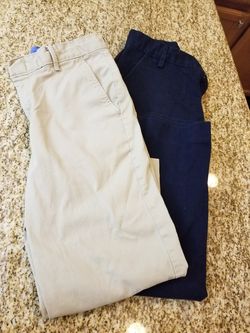 2 uniform pants 10/12
