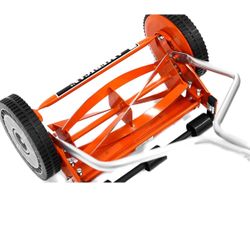 American Lawn Mower Company 1204-14 14-Inch 4-Blade Push Reel Lawn Mower, Red