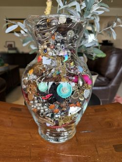 Jewelry Jar Parts Crafts Mystery Jewels (C)