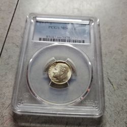 1947 S  ROOSEVELT DIME  PCGS MS66FB