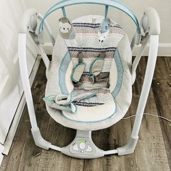 Baby Swing with Music, Folds Easy, 0-9