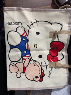 Large Hello Kitty canvas Bag