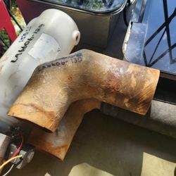 LA6606-130 Fiberglass Wet Exhaust Elbow