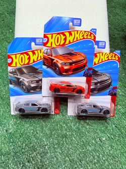 Hot wheels hellcat chargers $3 for the grey $6 for the orange