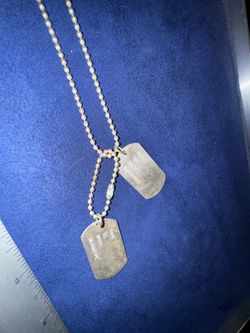 Silver Dog Tags