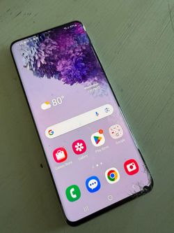 Samsung s20 5g unlocked cracked 128gb